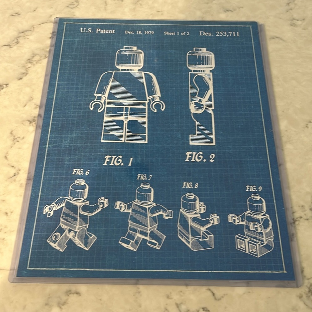 NWT Lego guy print